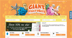 Desktop Screenshot of giantmicrobes.cz